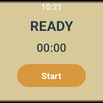 StepFlow Wear OS home screen