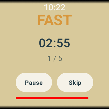 StepFlow Wear OS fast phase