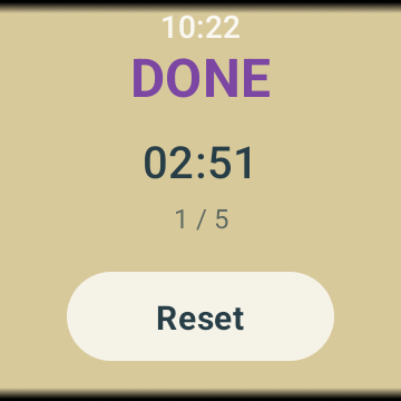 StepFlow Wear OS slow phase